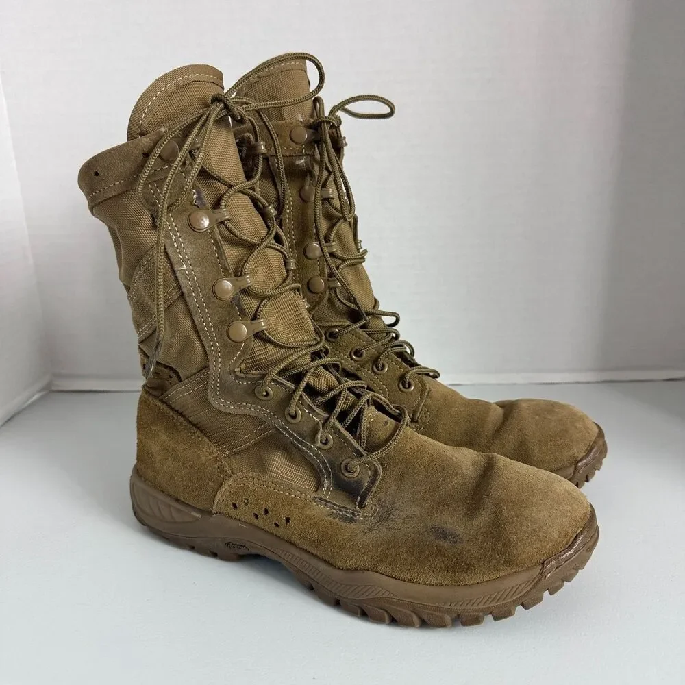 Belleville C320 Combat Boots Mens 6 W Tan Military Tactical Vibram USA